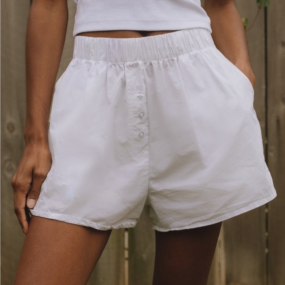 Daily drills white poplin boxer shorts size M/L - Picture 3 of 3